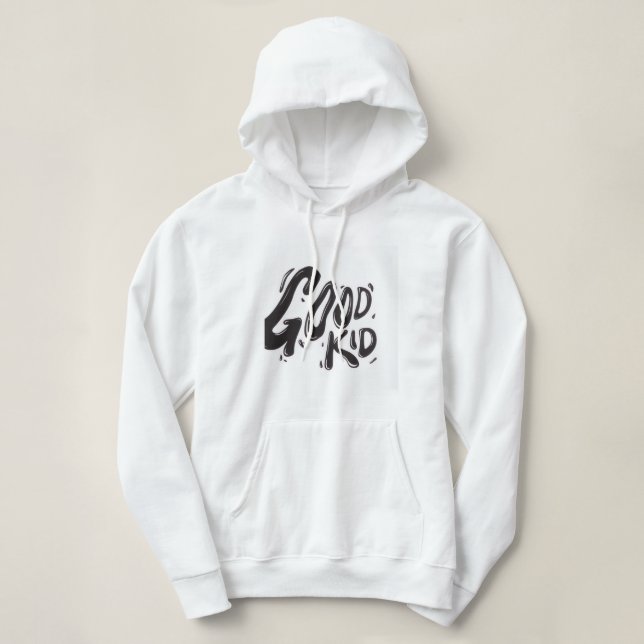 Moletom Capuz de Bom Menino para Mulheres (Frente do Design)