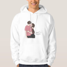 Capuz de Casal Be My Valentine Rosa Champanhe Marr