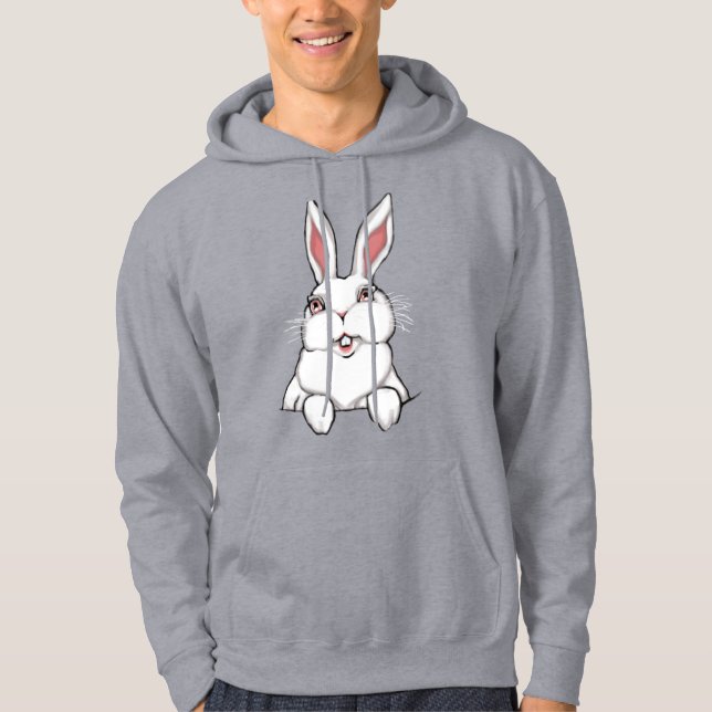 Moletom Capuz de Coelho de Páscoa Capuz de Coelho de Pásco (Frente)
