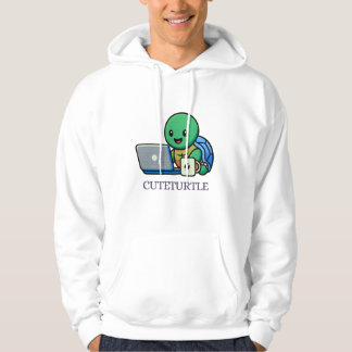 Moletom Capuz de desenho animado de tartaruga fofa para la