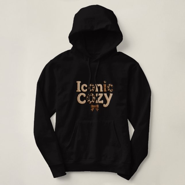 Moletom Capuz de Estilo de Fio Falso da Mãe Icônica – P Co (Frente do Design)