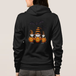 Moletom Capuz de Gnome de Halloween Adulto com Zíper