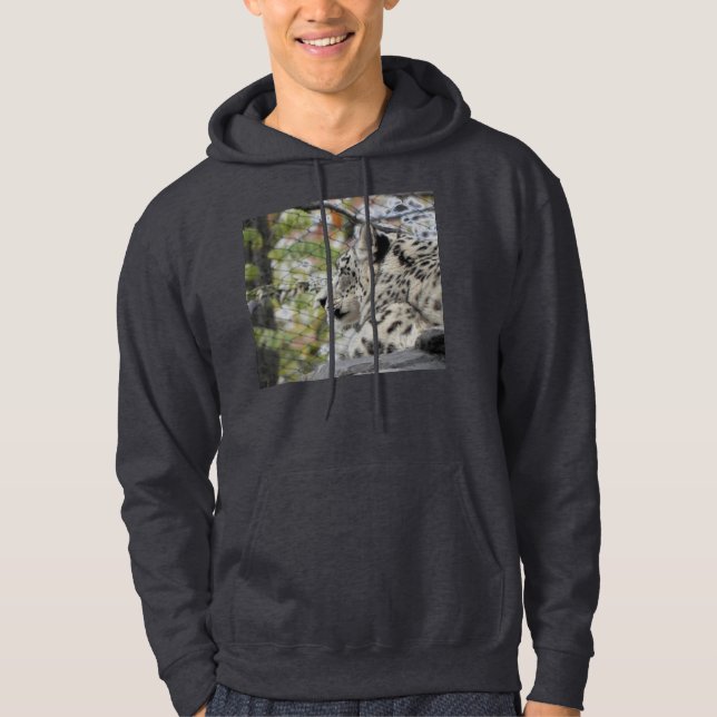 Moletom Capuz de Leopardo da Neve (Frente)