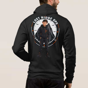 Moletom Capuz de Motoqueiro Techwear Lost Ridge Ops