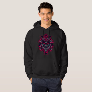 Moletom Capuz de Samurai Oni Cyberpunk