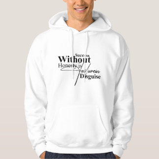 Moletom Capuz de Tipografia de Integridade Inspiradora