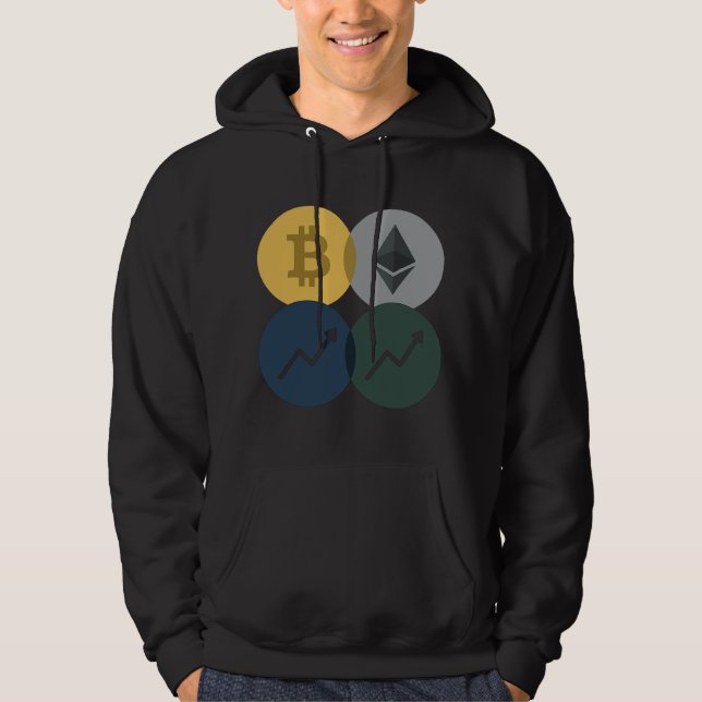 Moletom Capuz de Trader de Círculos Criptográficos Entrela (Frente)
