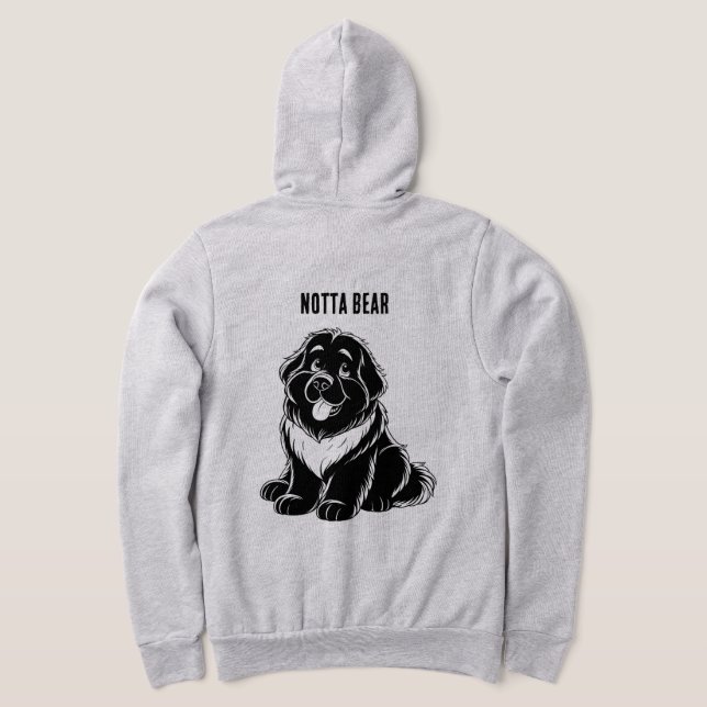 Moletom Capuz Notta Bear (Postura das costas)