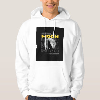 Moletom Capuz Personalizado Luar de Lobo Solitário