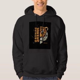 Moletom "Capuz Preto | Logotipo de Tigre"