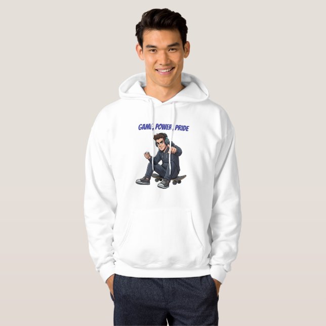 Moletom Capuz Ryder Game Power Pride – Roupas Urbanas de R (Frente Completa)