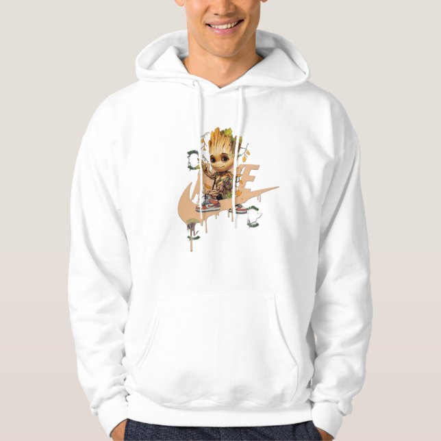 Moletom capuzes de onda design (Frente)