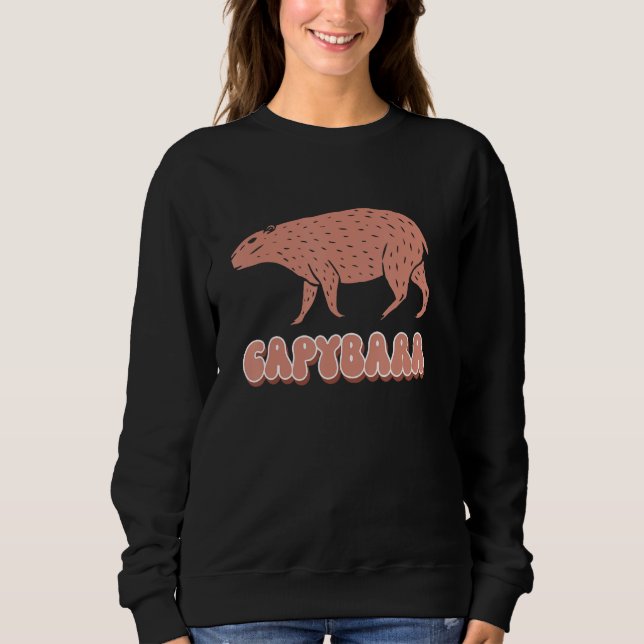 Moletom Capybara Capybaras  Animal Rodent (Frente)