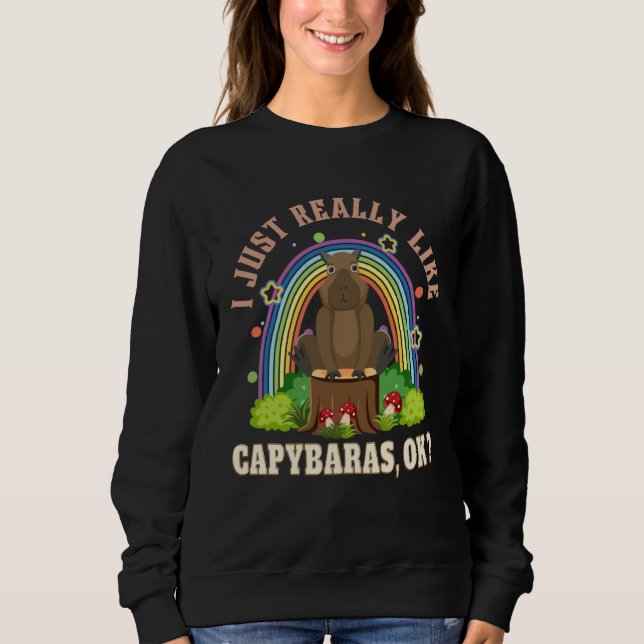 Moletom Capybara For Men Women Kids Rodent Capybara (Frente)