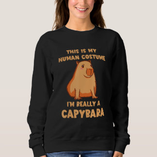 Moletom Capybara Human Costume Rodent Animal Capybara Love