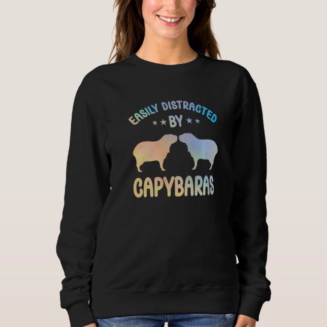 Moletom Capybara Outfit for Capybara Lovers Apparel Women  (Frente)