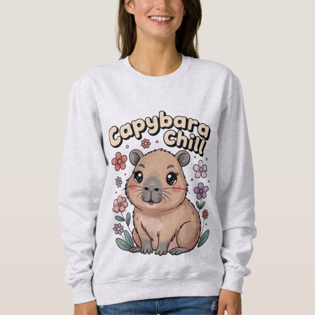 Moletom Capybara Relax (Frente)