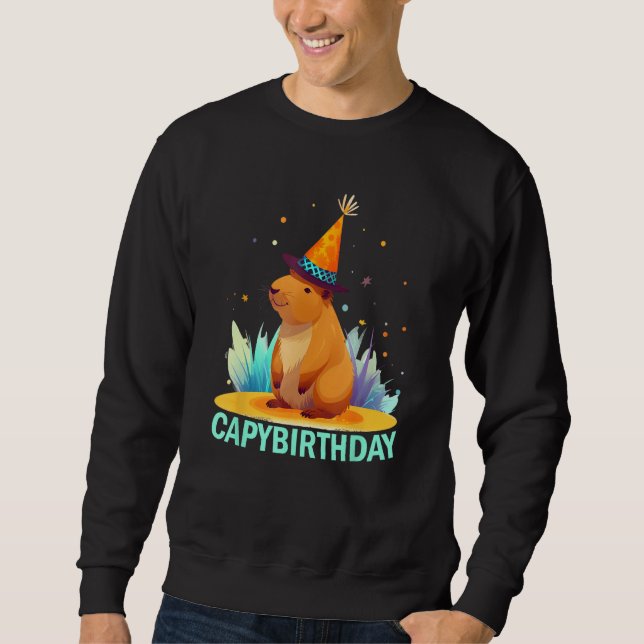 Moletom Capybirthday Birthday Capybara 1 (Frente)