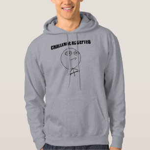 Moletom Cara aceitada desafio Meme cómico da raiva