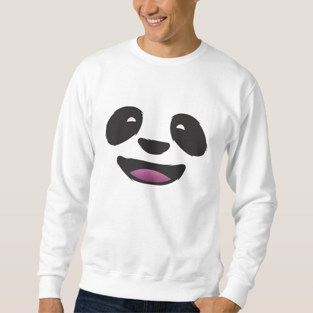Moletom Cara da panda - animais selvagens animais bonitos (Frente)