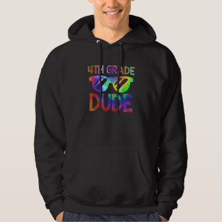Moletom Cara de 4º ano de volta às aulas Tie Dye Menino Me