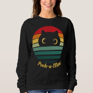 Moletom Cara de Gato Fofo Espia um Miau