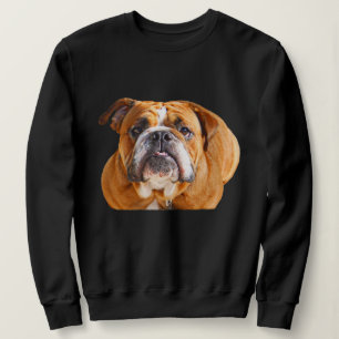 Moletom Cara inglesa do cão do buldogue do amor - mascote