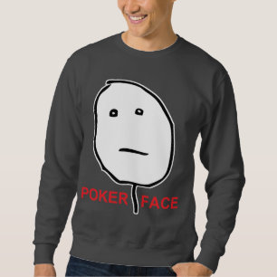 Moletom Cara Meme da raiva da cara de póquer