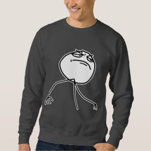 Moletom Cara Meme da raiva do sim de F