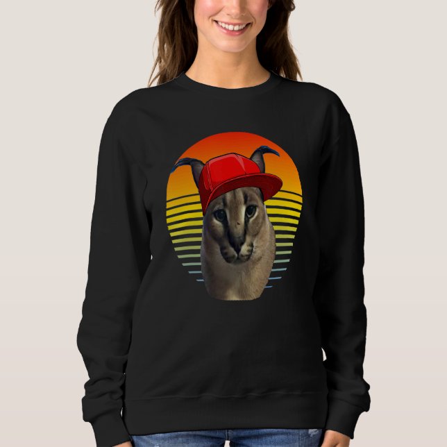 Moletom caracal meme cat (Frente)