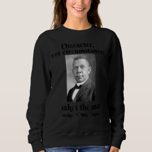 Moletom Caracter Booker T Washington Torna o Homem Negra
