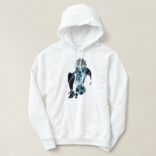 Moletom caractere animado de bloqueio azul