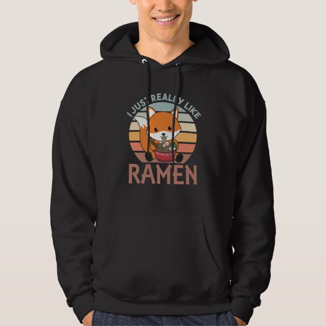 Moletom Caralho, Eu Gosto Muito De Ramen Sweet Kawaii Nood (Frente)