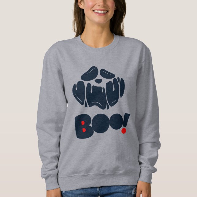 Moletom Caramba Engraçado Rosto Engraçado Fodora do Hallow (Frente)