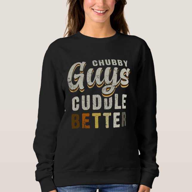 Moletom Caras Chubby Encaixem Orgulho de Urso Gay Mais Eng (Frente)