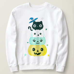 Moletom Caráter de Sweatshirt Cute Halloween Kawaii