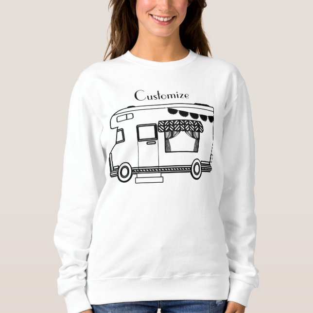 Moletom Caravana de RV Thunder_Cove (Frente)