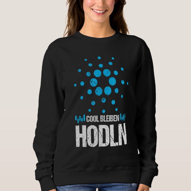Moletom Cardano Ada Legal Fica Hodl Krypto Trader Merch (Frente)