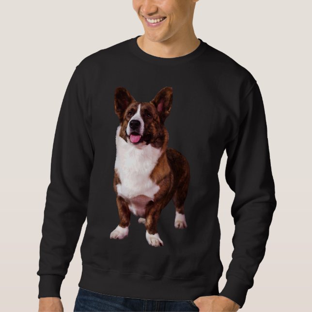 Moletom Cardigan Welsh Corgi Picture (Frente)