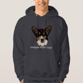 Moletom Cardigan Welsh Corgi Portrait