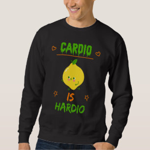 Moletom Cardio É Hardio, Exercício Gym Engraçado