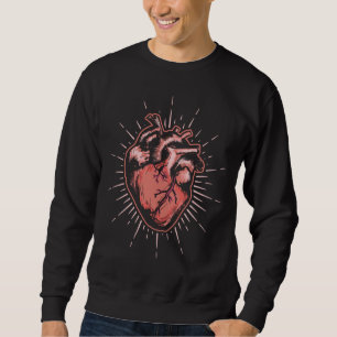 Moletom Cardiologia da Anatomia do Coração Anatômico