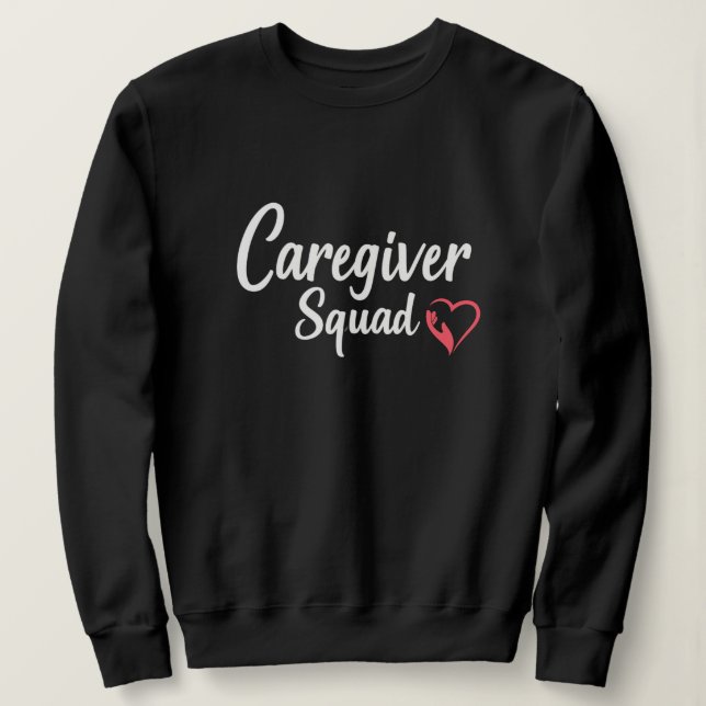 Moletom Caregiver Squad – Compassion in Action (Frente do Design)