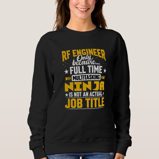 Moletom Cargo De Engenheiro Rf Do Técnico De Radiofrequênc (Frente)