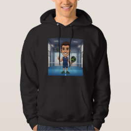 Moletom Caricatura de Cartum de Jogador de Remo Personaliz