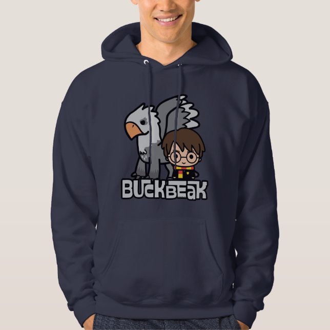 Moletom Caricatura Harry Potter e Buckbeak (Frente)