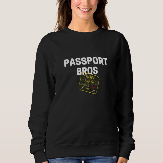 Moletom Carimbo dos Passport Bros Filipinas (Frente)