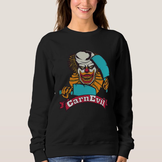 Moletom CarnEvil  Horror Creepy Scary Halloween Clown (Frente)