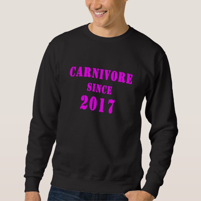 Moletom Carnívoro Desde 2017 2 (Frente)