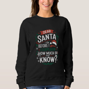 Moletom Caro Papai Noel Antes de Eu Explicar Quanto Você S